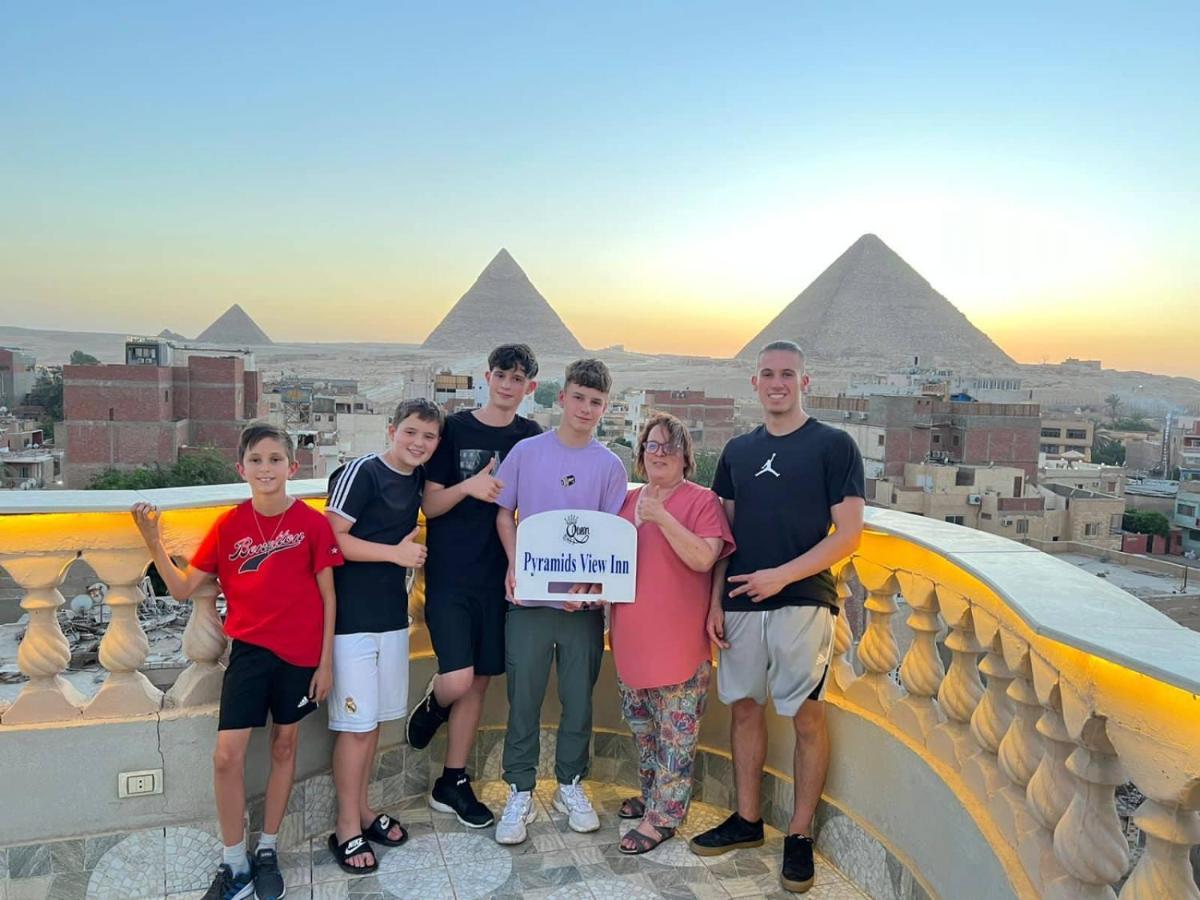 Queen Pyramids View Inn Kafret el-Gabal Exteriör bild