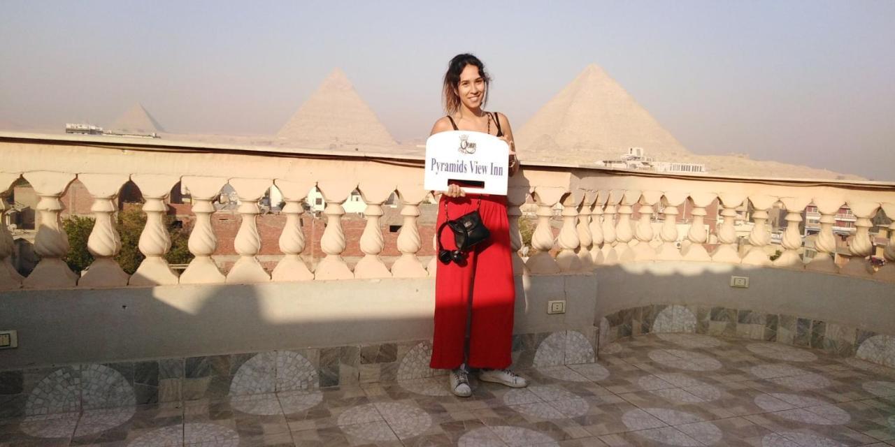 Queen Pyramids View Inn Kafret el-Gabal Exteriör bild