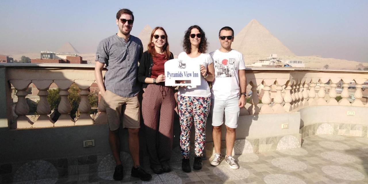 Queen Pyramids View Inn Kafret el-Gabal Exteriör bild