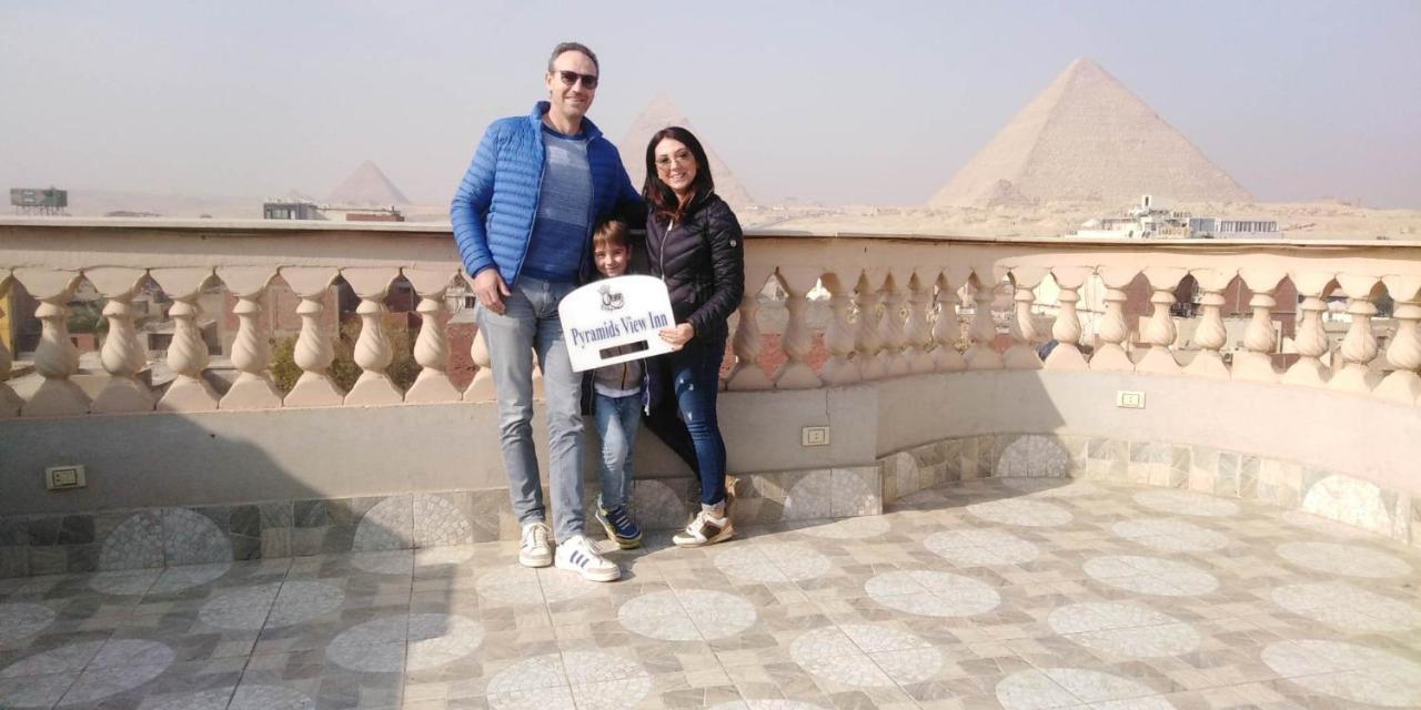 Queen Pyramids View Inn Kafret el-Gabal Exteriör bild