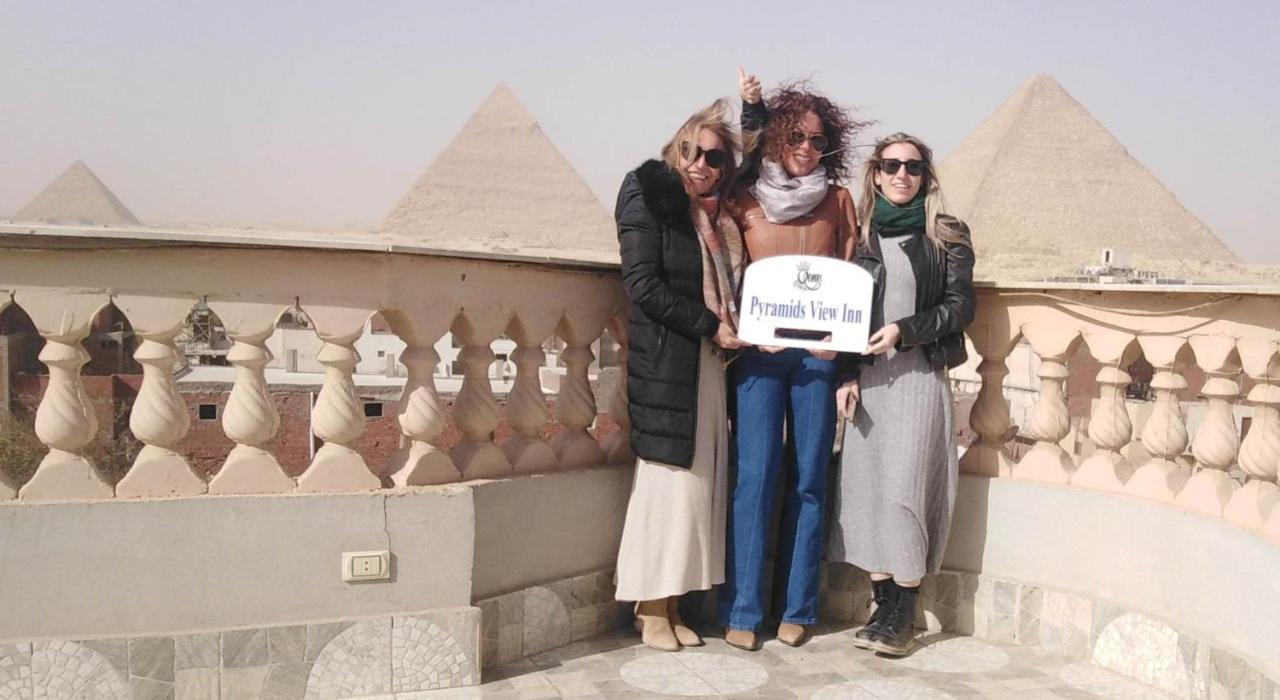 Queen Pyramids View Inn Kafret el-Gabal Exteriör bild