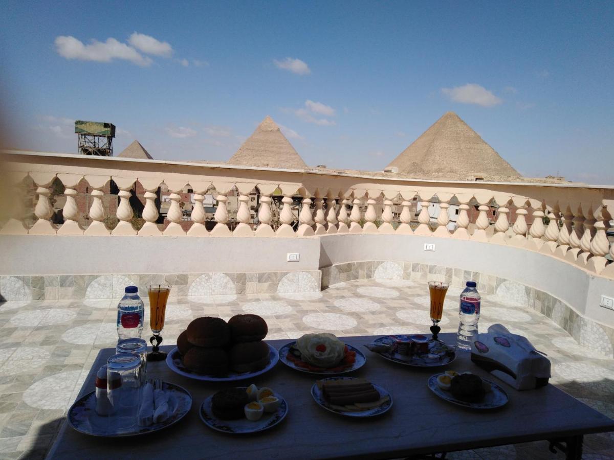 Queen Pyramids View Inn Kafret el-Gabal Exteriör bild